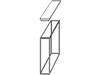 Optical Glass, Open Top, Rectangular Fluorometer Cell