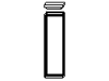 334-2500nm, Optical Glass, Open Top Lid Spectrophotometer Cell